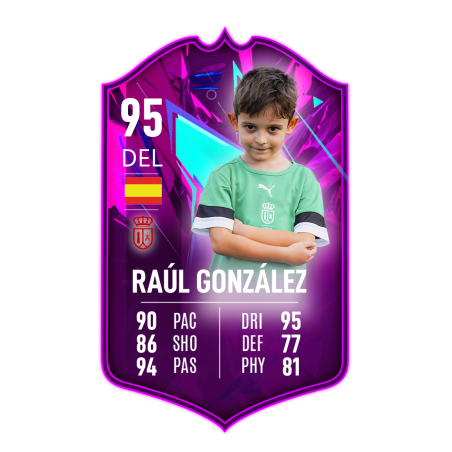Carta Fifa Personalizable · Diseño Morada